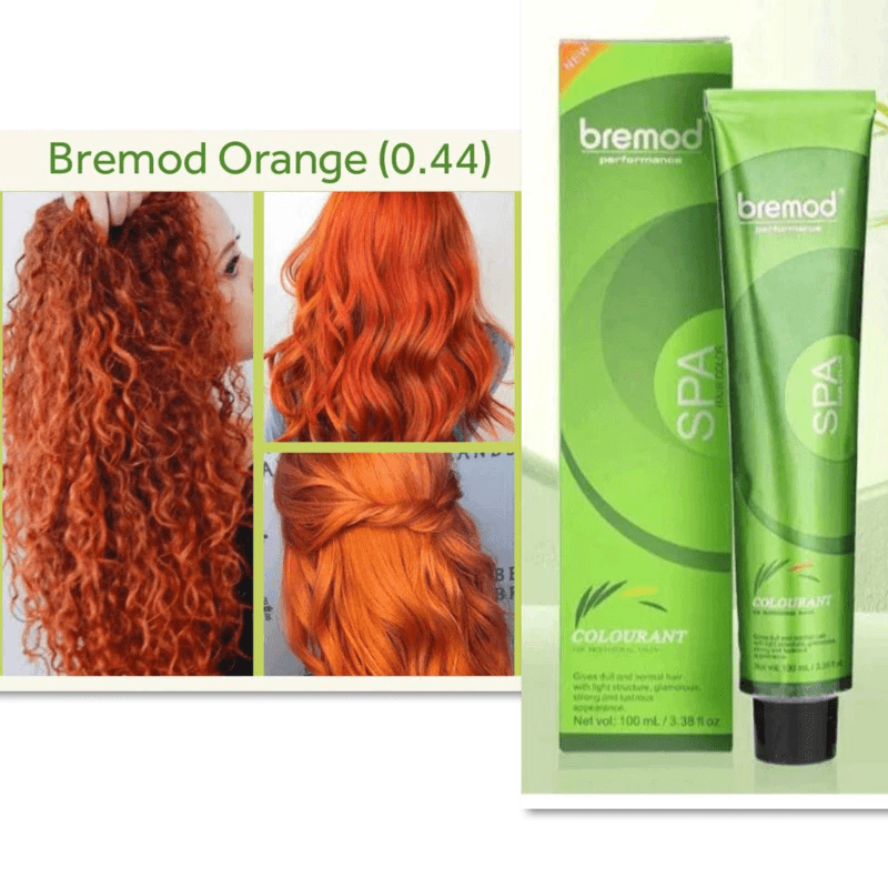 Bremod Performance 0.44 Orange Hair Color With Oxidizer - 100ml+100g