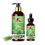 Roushun Rosemary Mint Hair Shampoo & Hair Oil - 500ml + 60ml (Combo)