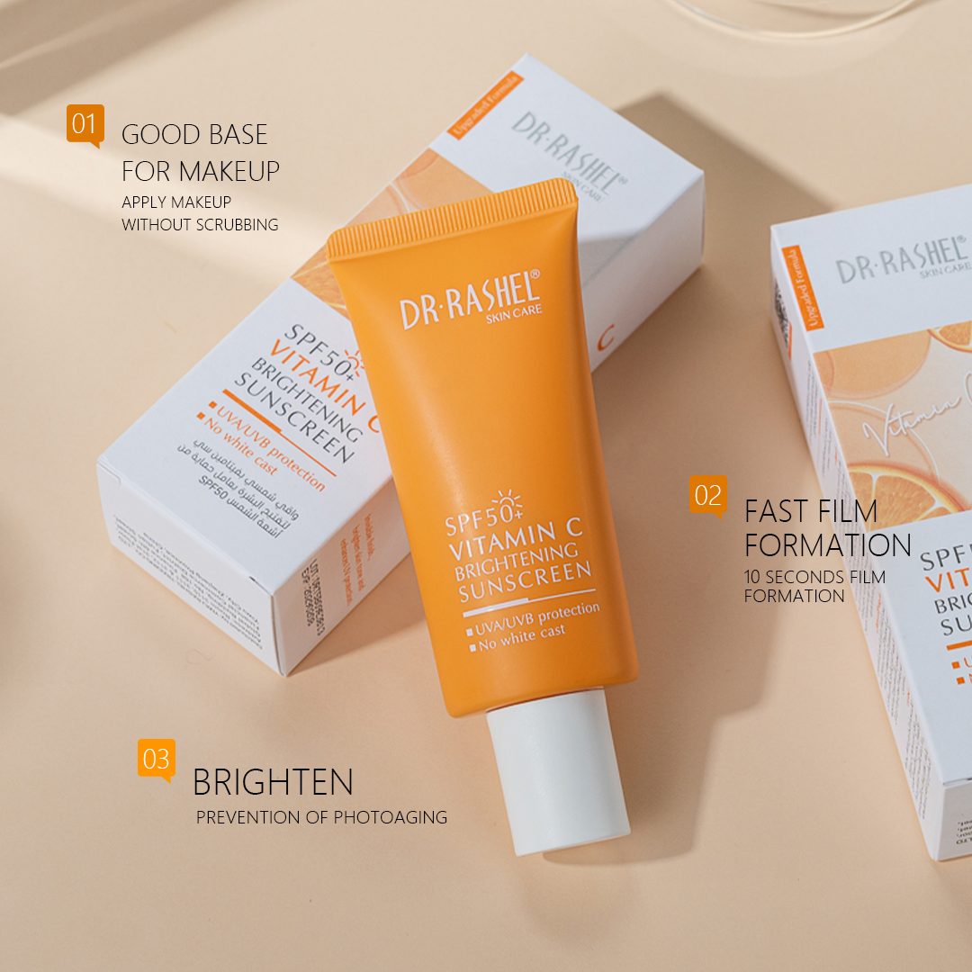 Dr.Rashel Vitamin C Brightening Sunscreen SPF 50+ - 50g