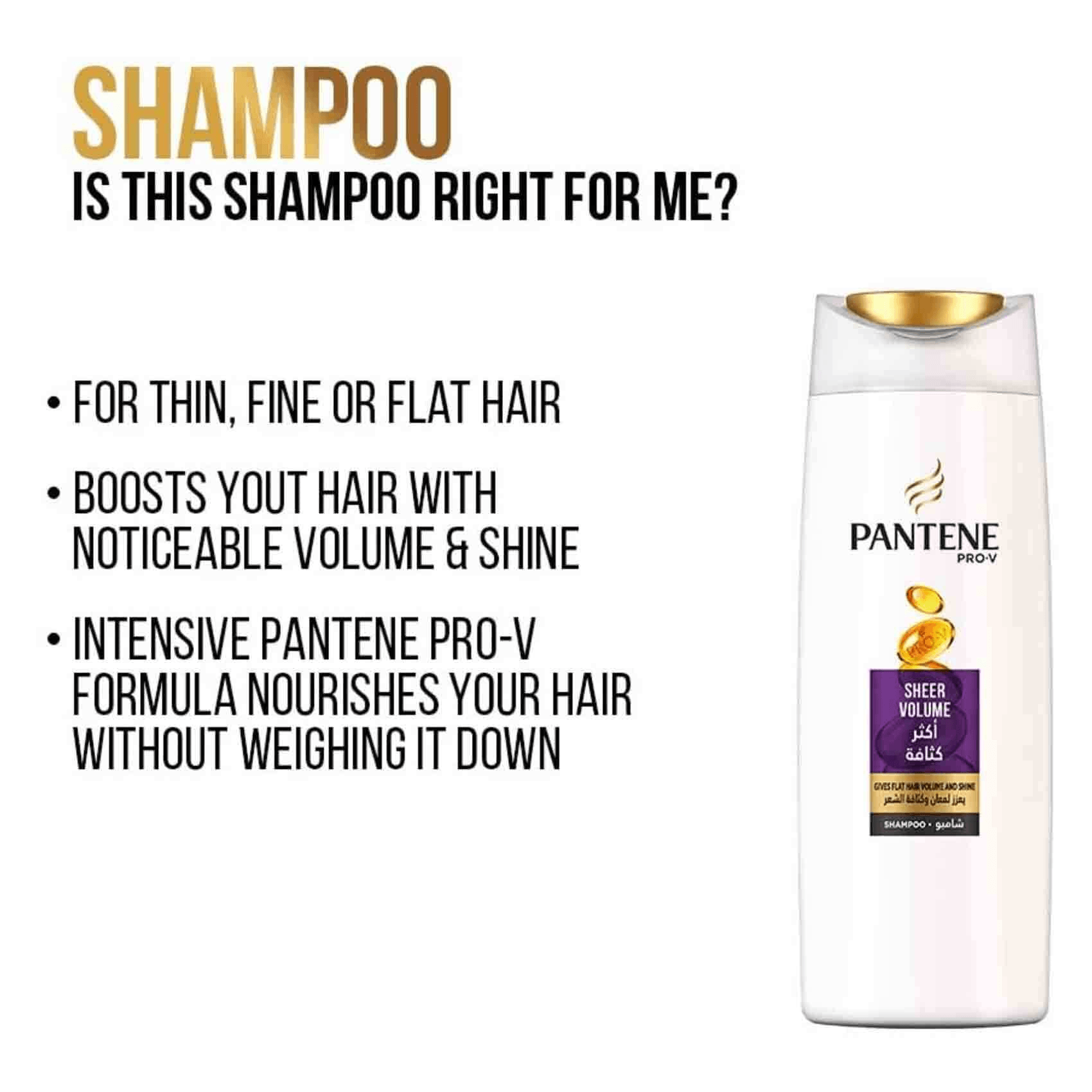 Pantene Pro-V Sheer Volume Shampoo - 400ml