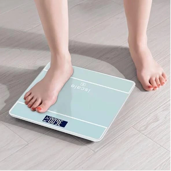 iscale LCD Display Electronic Bathroom Scale