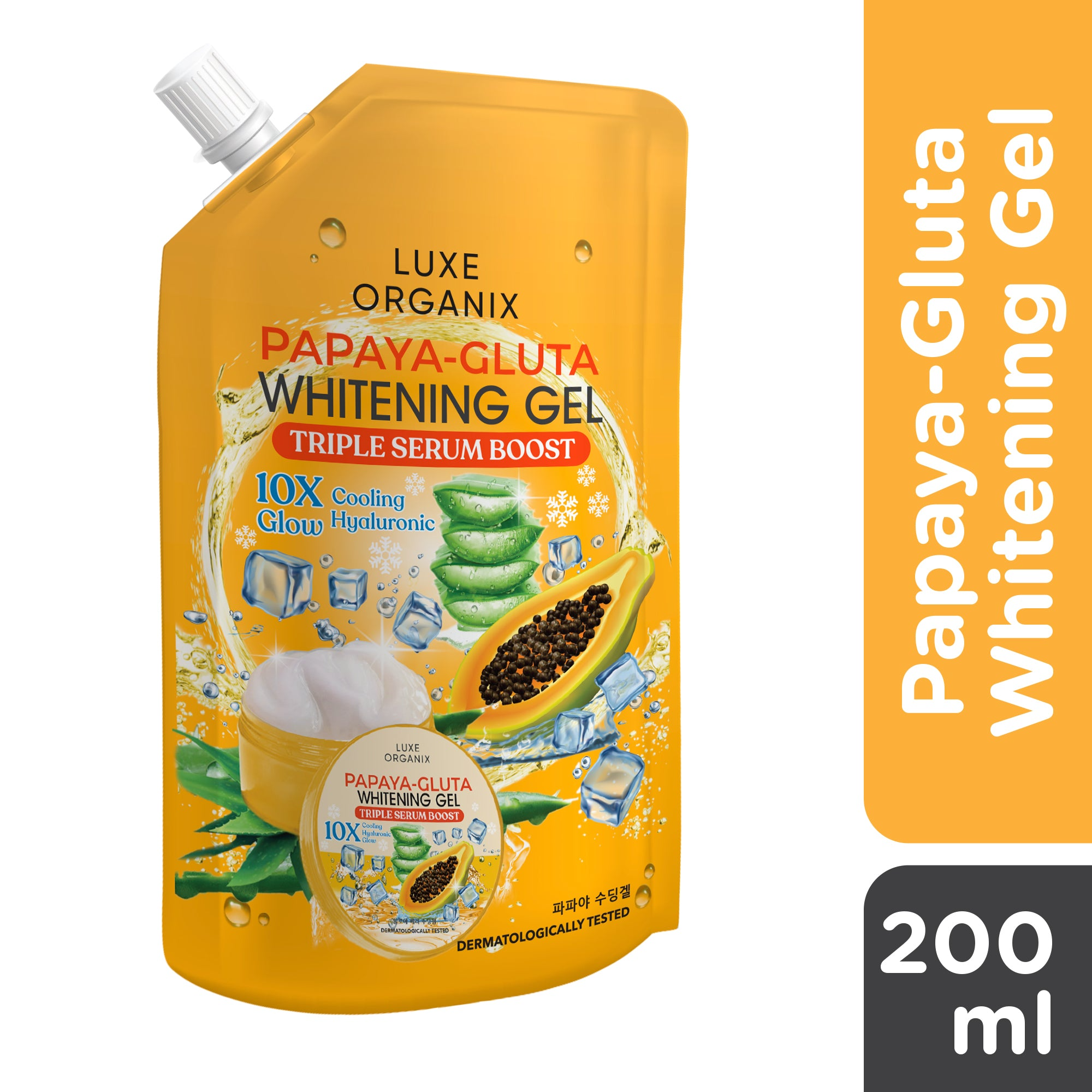 Luxe Organix Papaya-Gluta Brightening Gel - 200ml