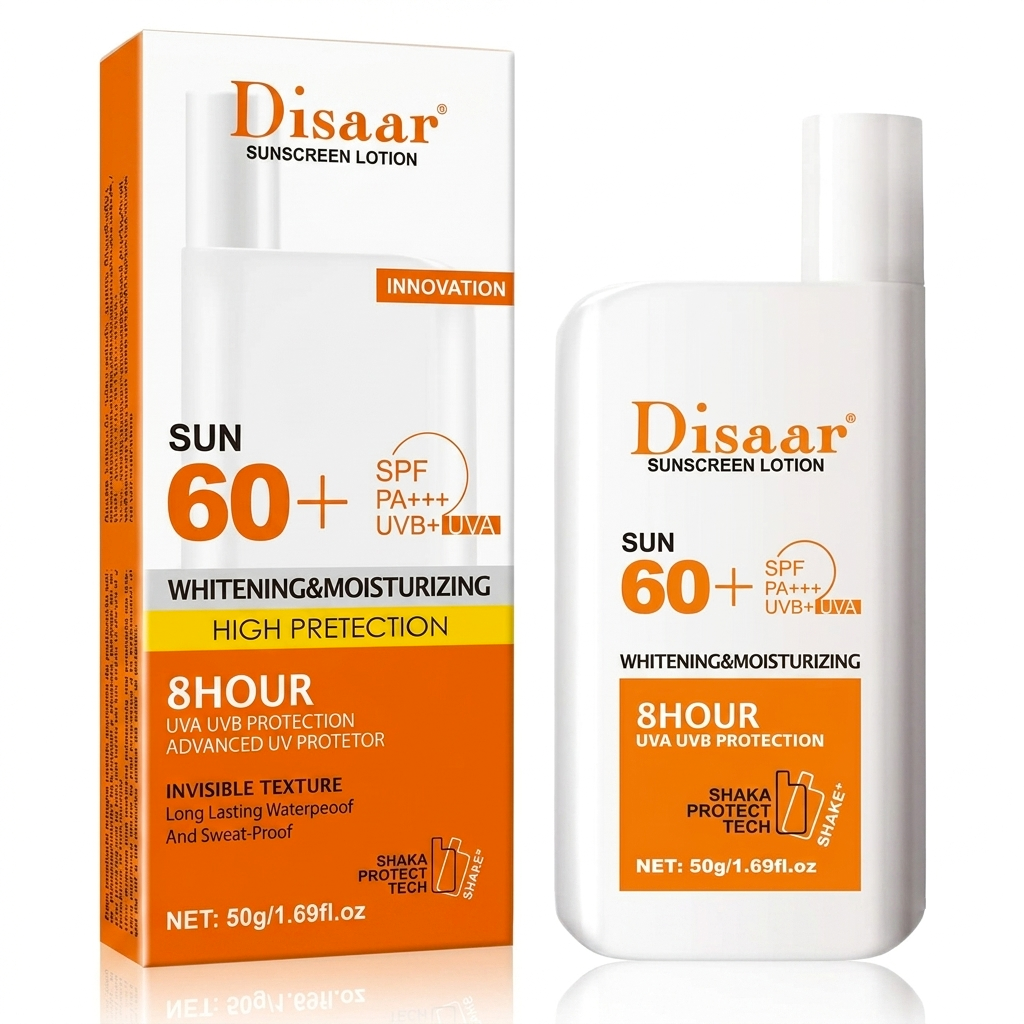 Disaar Moisturizing Sunscreen Lotion SPF 60+ - 50g
