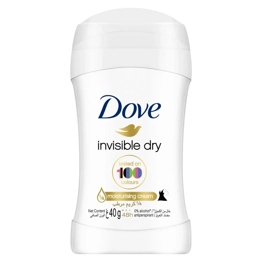 Dove Invisible Dry 48H Anti-Perspirant Stick Deodorant - 40g