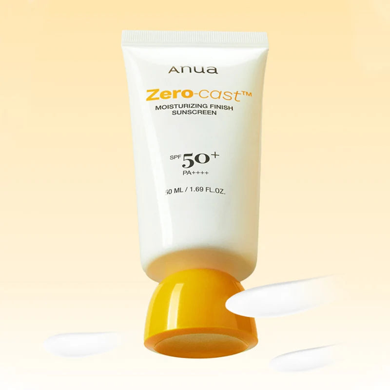 Anua Zero-Cast Moisturizing Finish Sunscreen SPF 50+ PA++++ - 50ml