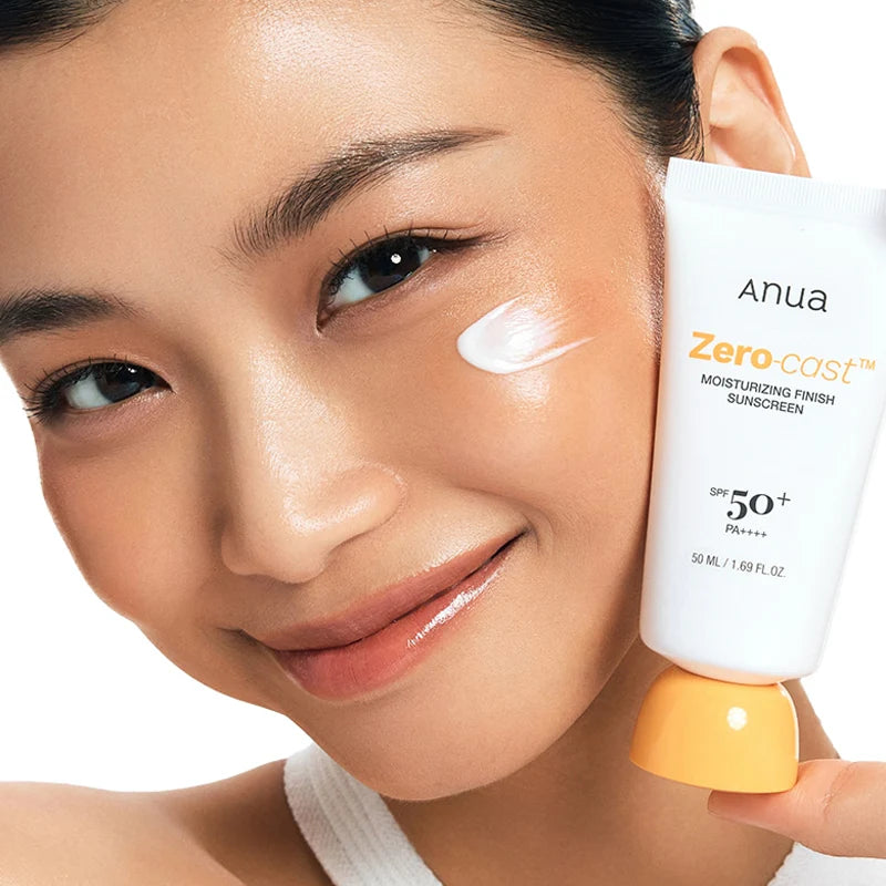 Anua Zero-Cast Moisturizing Finish Sunscreen SPF 50+ PA++++ - 50ml