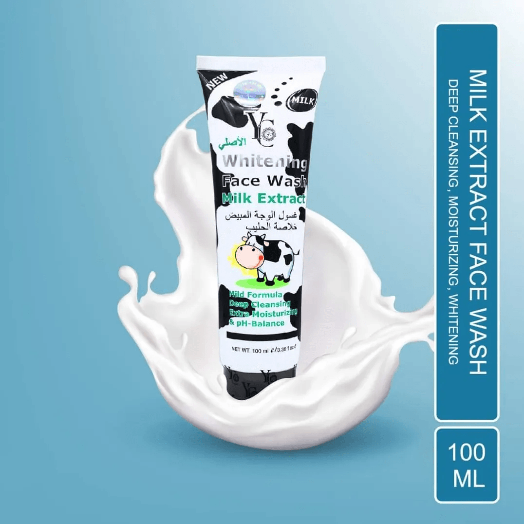 YC Whitening Milk Extract Face Wash - 100ml