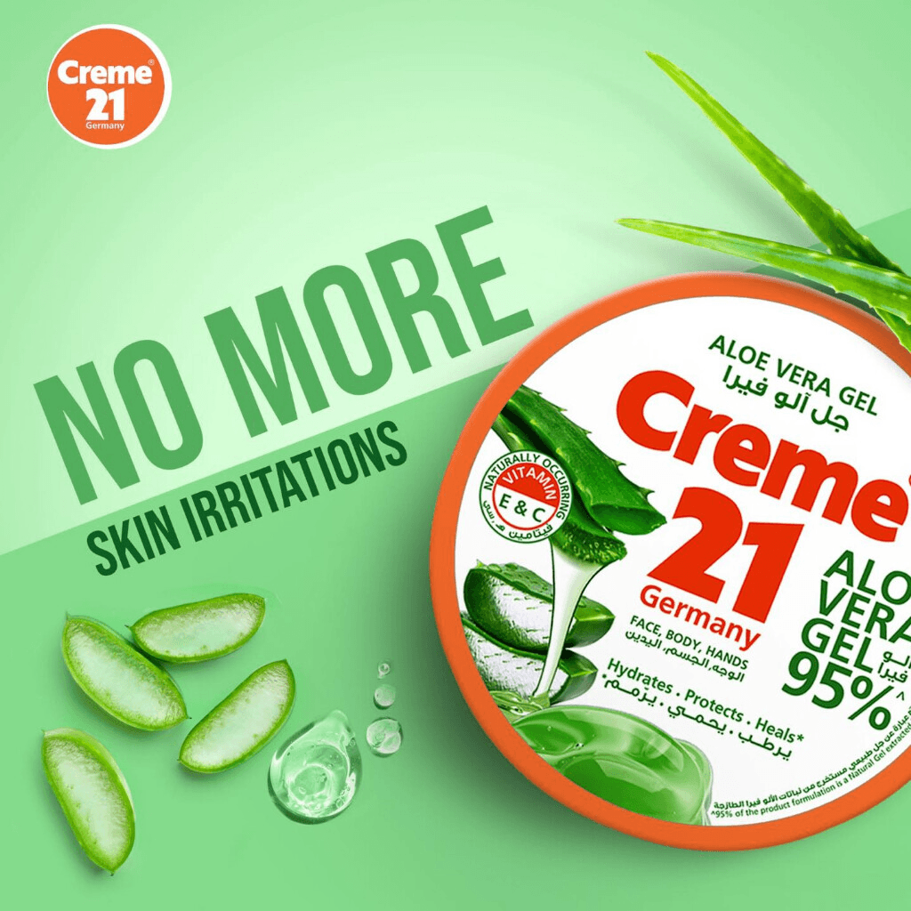 Creme 21 Moisturizing 95% Aloe Vera Gel - 300ml