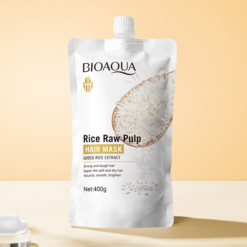 BIOAQUA Rice Raw Pulp Hair Mask - 400g