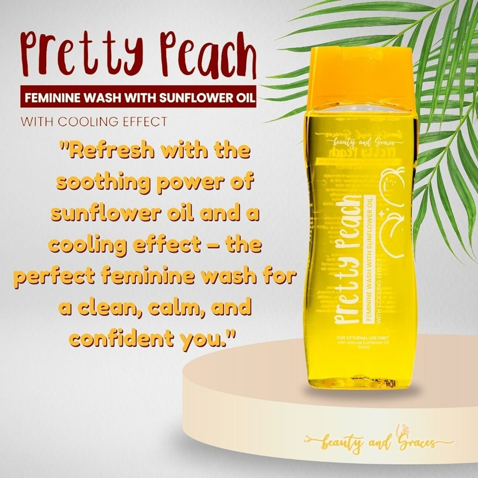 Beauty and Graces Pretty Peach Feminine Wash - 150ml