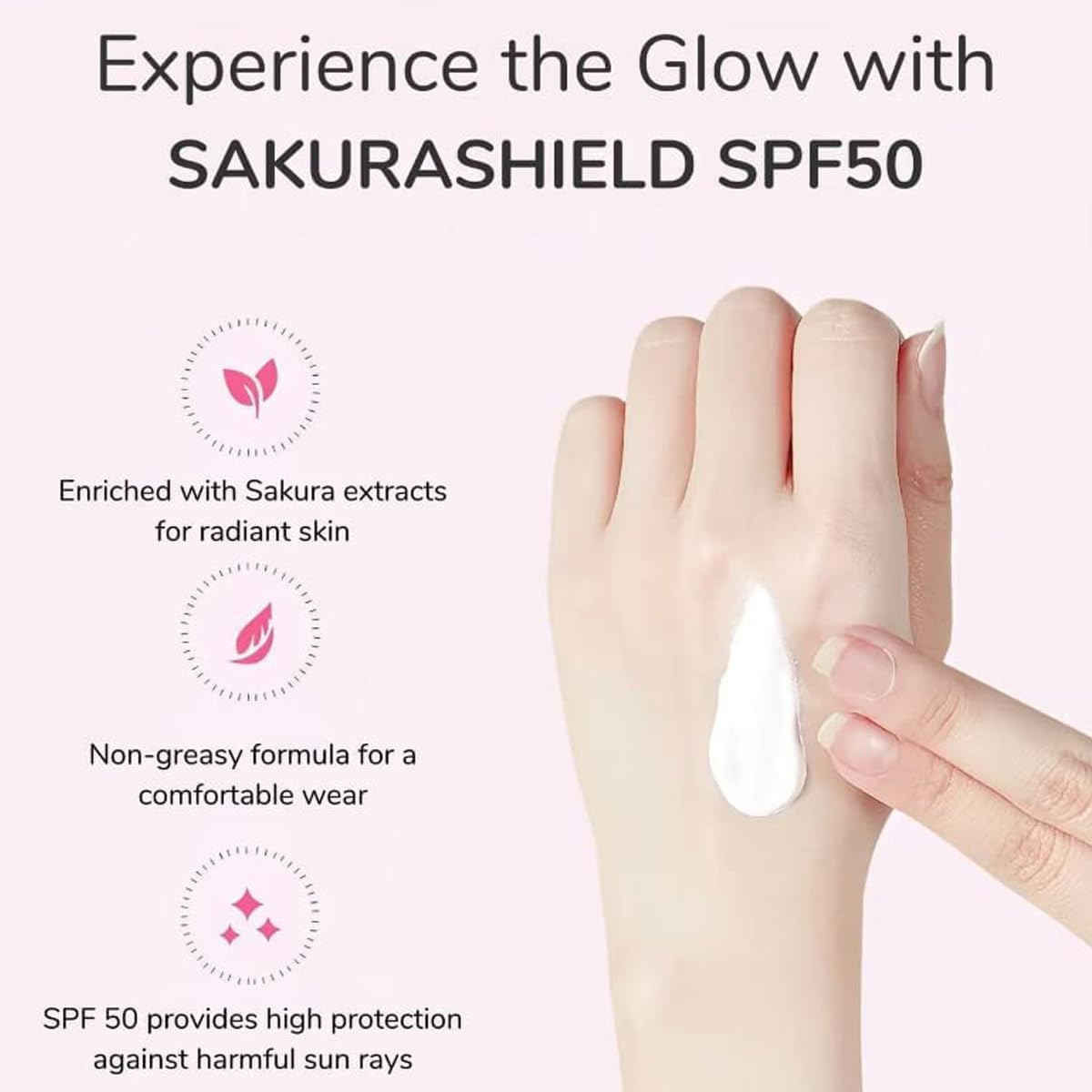 Laikou Japan Sakura Whitening Sunscreen SPF50 PA+++ - 50g