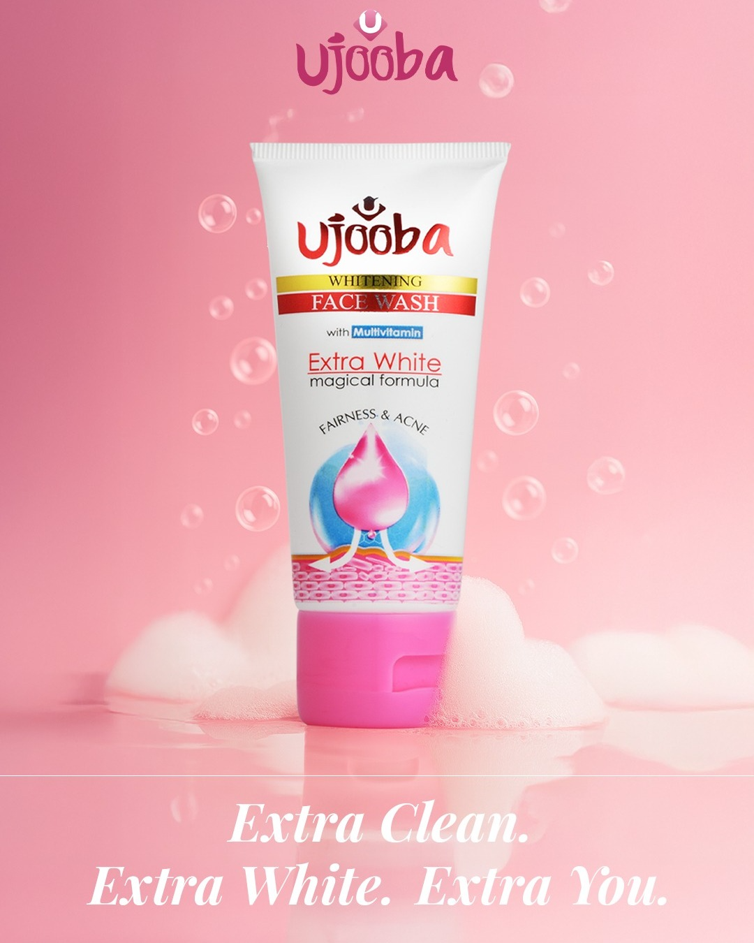 Ujooba Extra White Magical Formula Face Wash - 100ml
