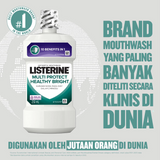 Listerine Multi Protect Healthy Bright Mouthwash - 250ml