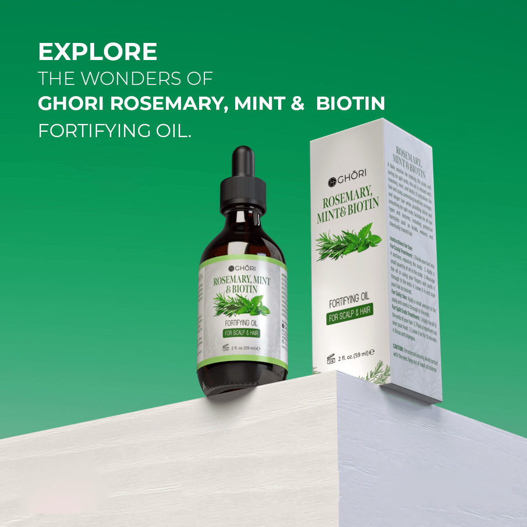 Ghori Rosemary Mint & Biotin For Hair Growth Oil - 59ml