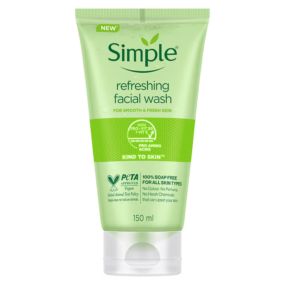 Simple Refreshing Facial Wash For Smooth & Fresh Skin - 150ml