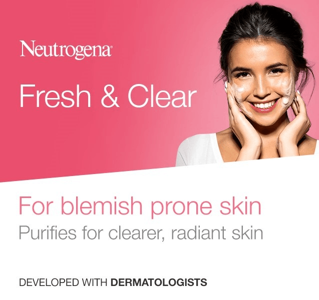 Neutrogena Fresh & Clear Daily Exfoliator With Pink Grapefruit - 150ml