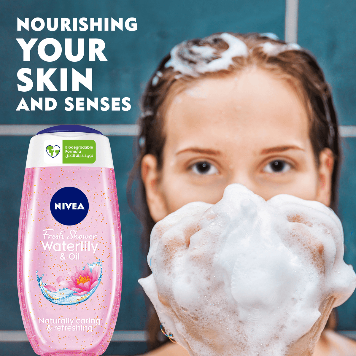 Nivea Fresh Shower Gel Waterlily & Oil - 250ml