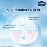 Vaseline Gluta-Hya Serum Burst UV Lotion Flawless Glow - 300ml