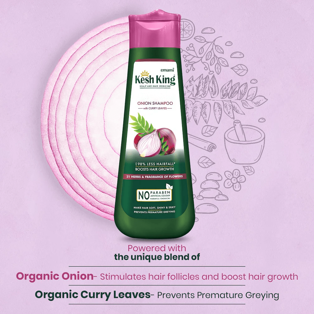 Kesh King Ayurvedic Herbal Onion Shampoo - 200ml
