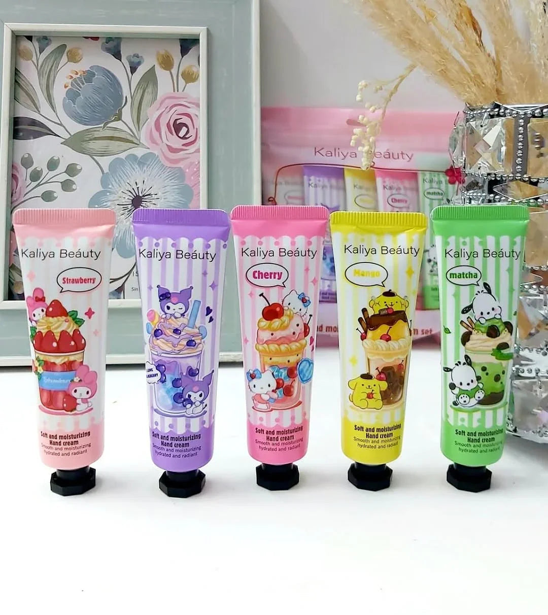Kaliya Beauty Soft & Moisturizing Hand Cream Set - 30g x 5 Pcs