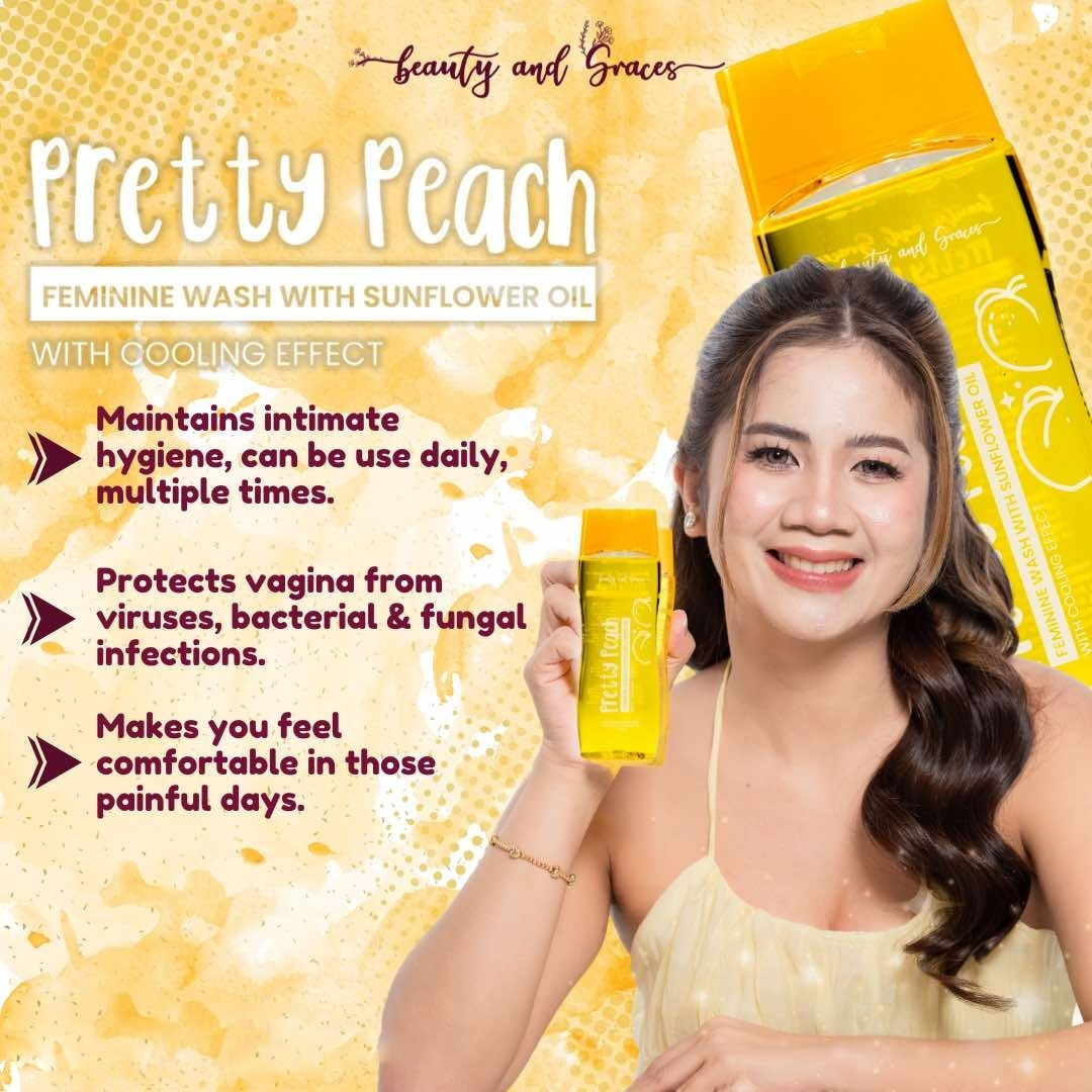 Beauty and Graces Pretty Peach Feminine Wash - 150ml