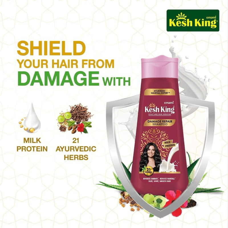 Kesh King Ayurvedic Damage Repair Shampoo - 200ml