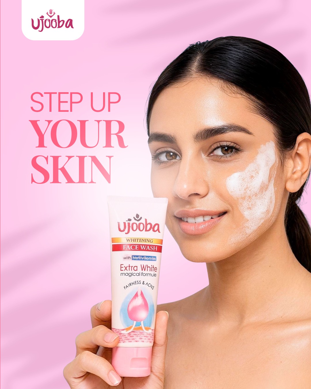 Ujooba Extra White Magical Formula Face Wash - 100ml