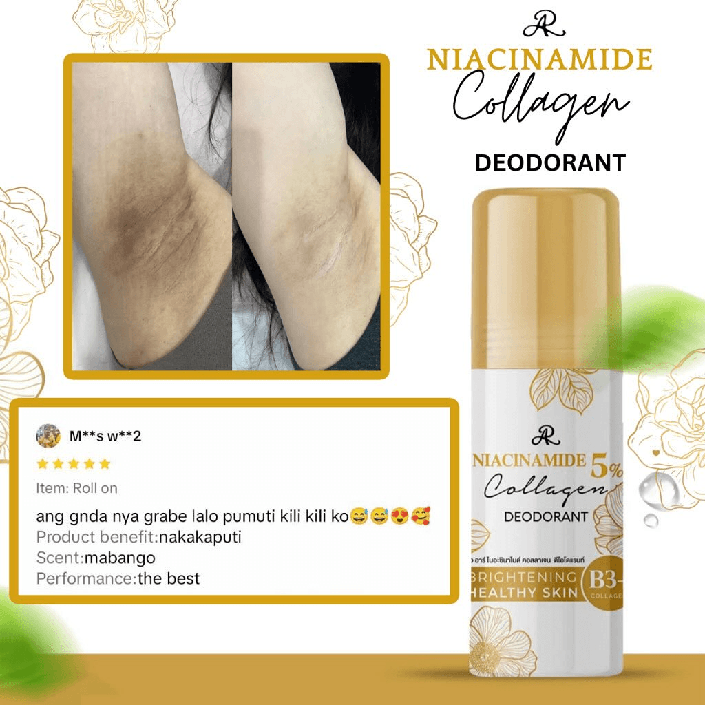 AR Niacinamide Collagen Deodorant Roll On - 75ml