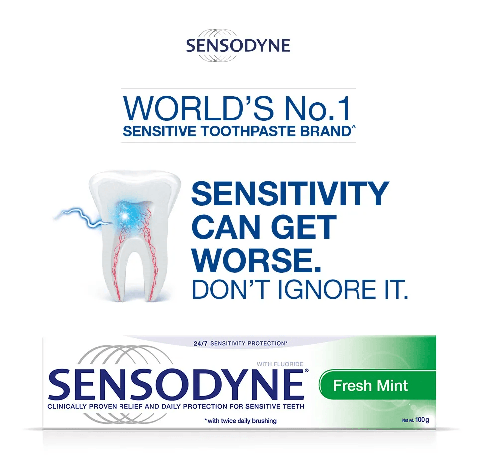 Sensodyne Fresh Mint Toothpaste 100ml