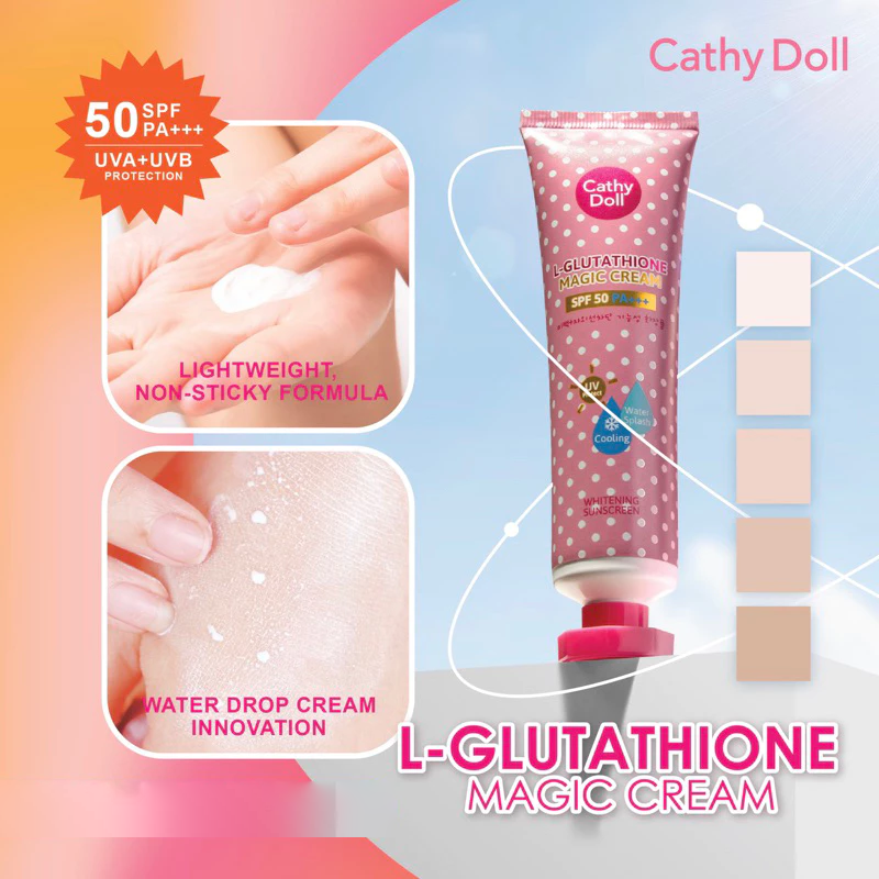Cathy Doll L-Glutathione Magic Cream Sunscreen SPF 50 PA+++ - 60ml
