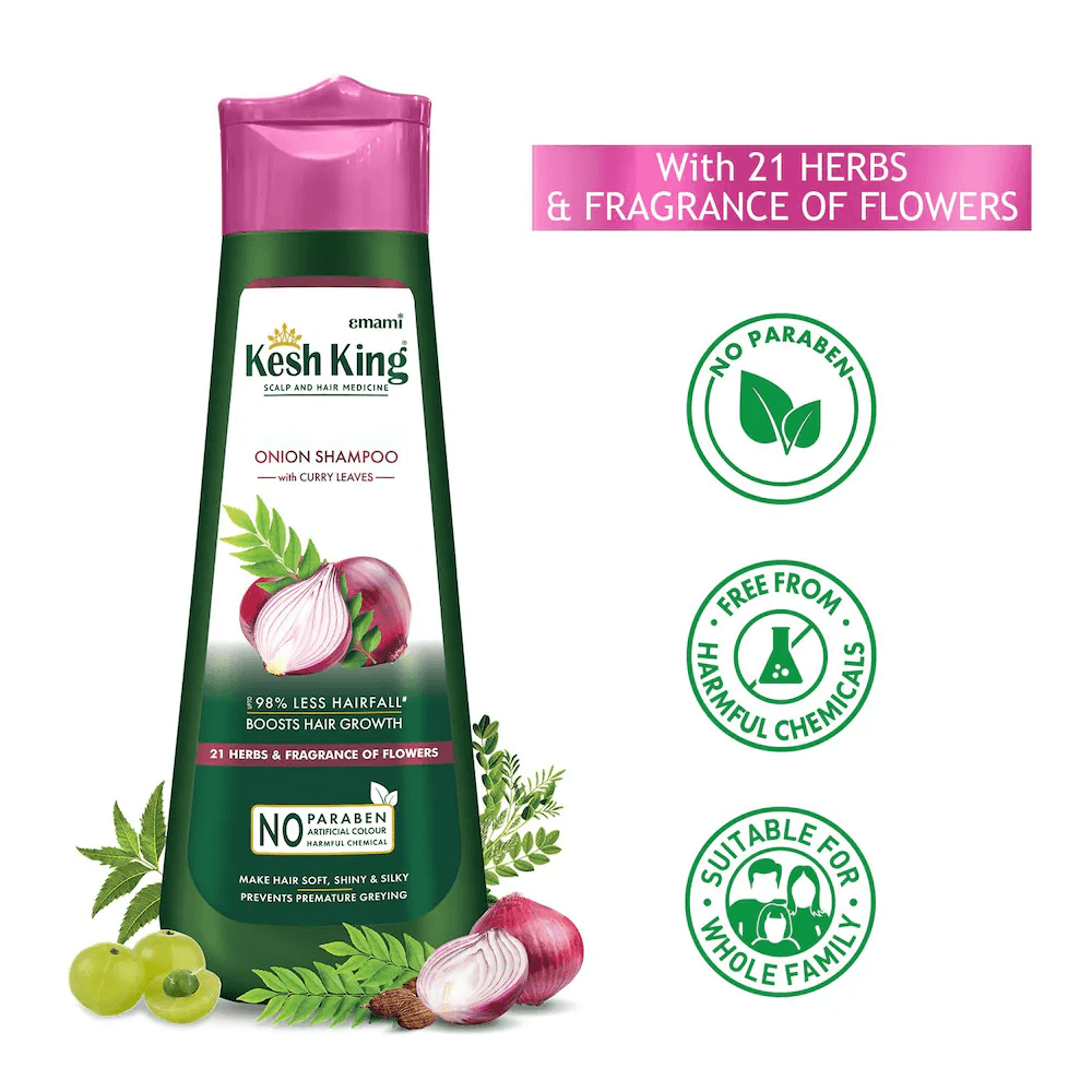Kesh King Ayurvedic Herbal Onion Shampoo - 200ml