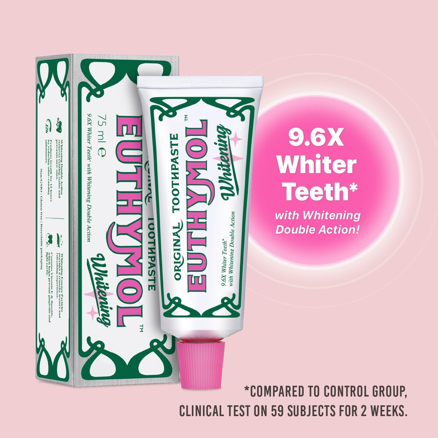 Euthymol Brightening Original Toothpaste - 75ml