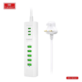 Earldom 8 In 1 Power Socket 5 USB Ports & 3 Type-C Ports - SC12
