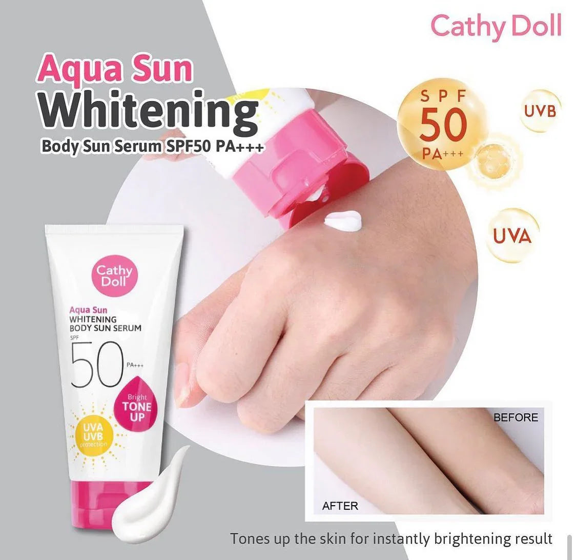 Cathy Doll Aqua Sun Brightening Body Sun Serum SPF50+++ - 138ml