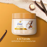 Dove Brown Vanilla Sugar & Shea Butter Body Scrub - 425g