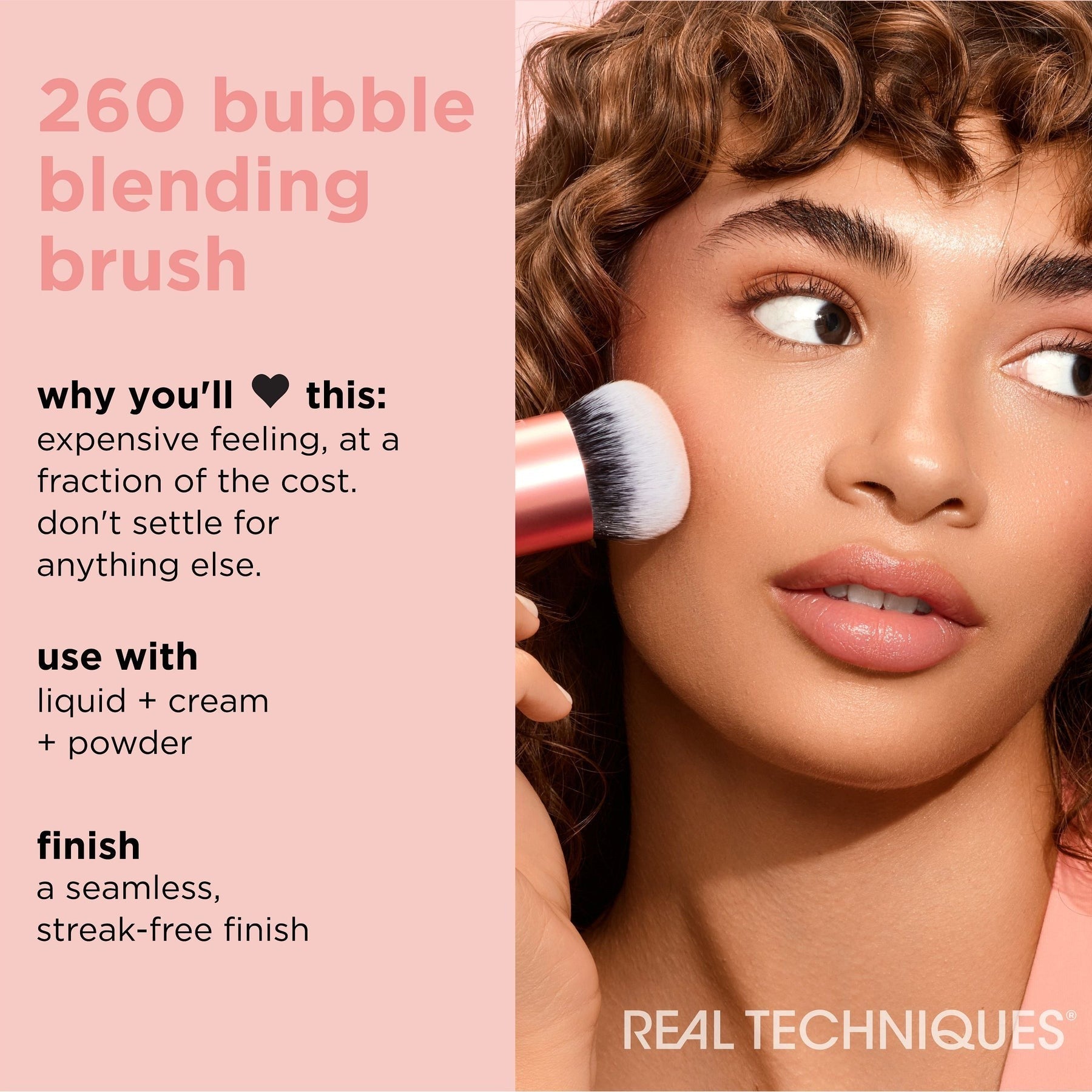 Real Techniques Bubble Blending Makeup Brush - 260