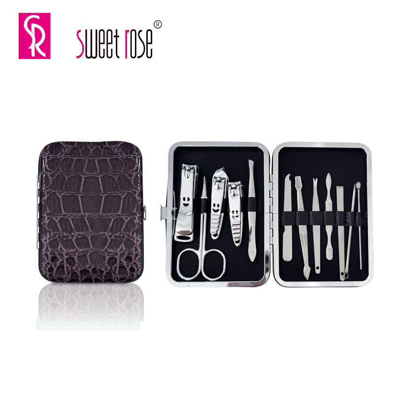 Sweet Rose Manicure - 12Pcs Set (S68005)