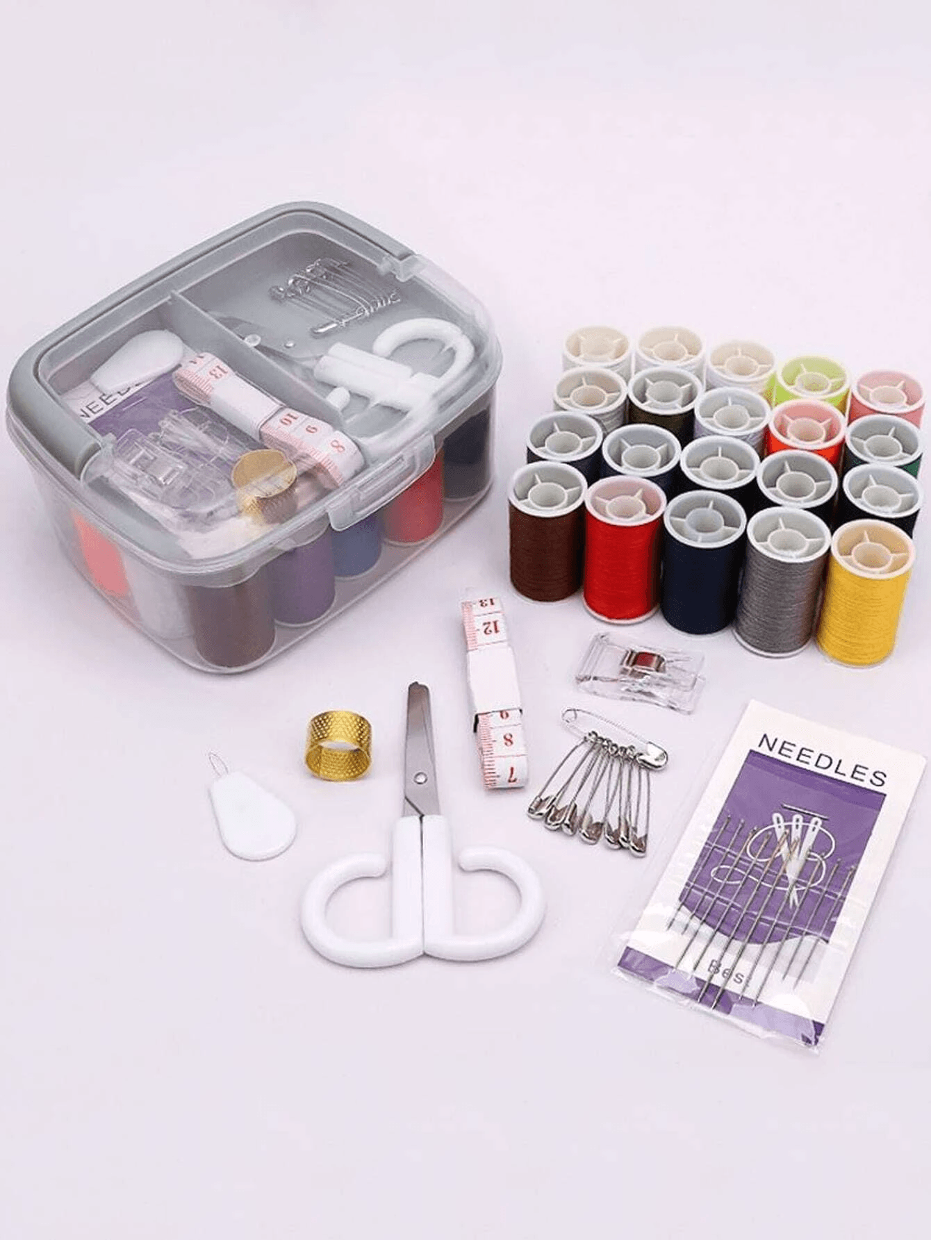 Portable Sewing Box Kit With Home Sewing Tools KT-106-424