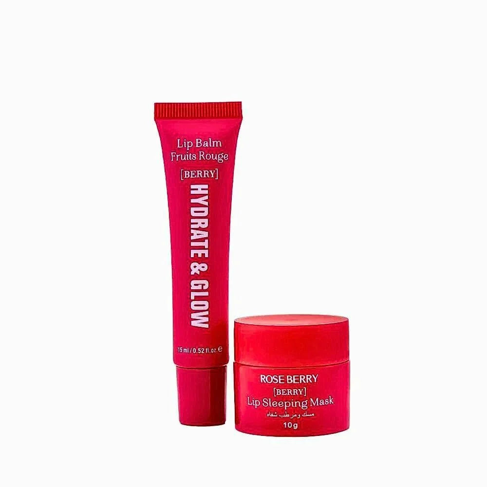 Rose Berry Hydrat and Glow Divine Lip Duo - 15ml + 10g