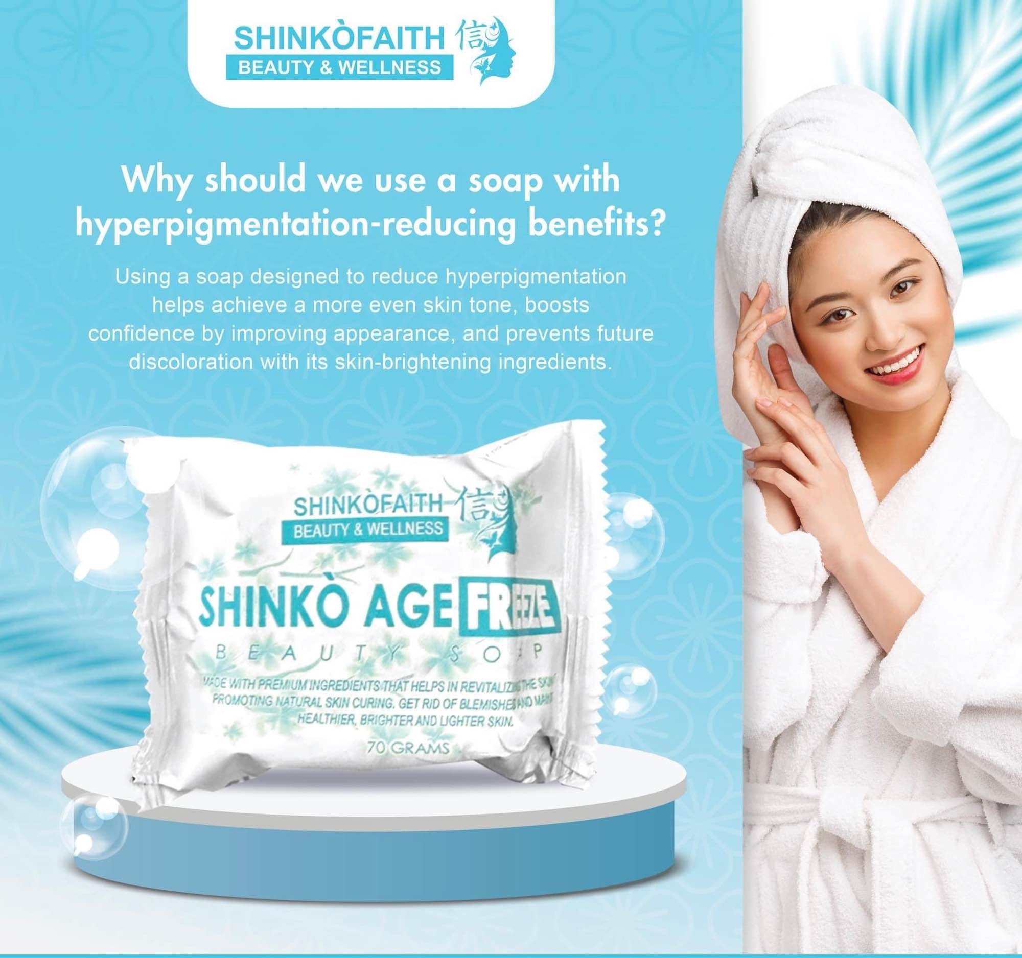 Shinko Age Freeze Beauty Soap - 70g