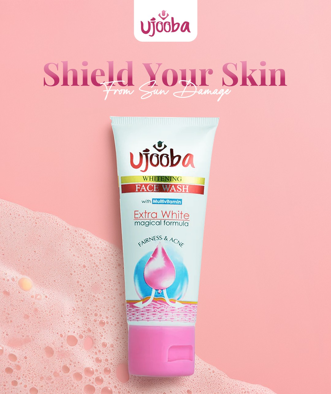 Ujooba Extra White Magical Formula Face Wash - 100ml