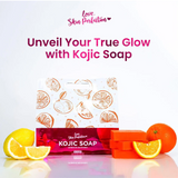 صابون كوجيك لتفتيح البشرة من Love Skin Perfection في حقيبة - 7 قطع (500 جرام)