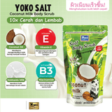 Yoko Gold Salt Body Scrub Coconut + Milk - 350g