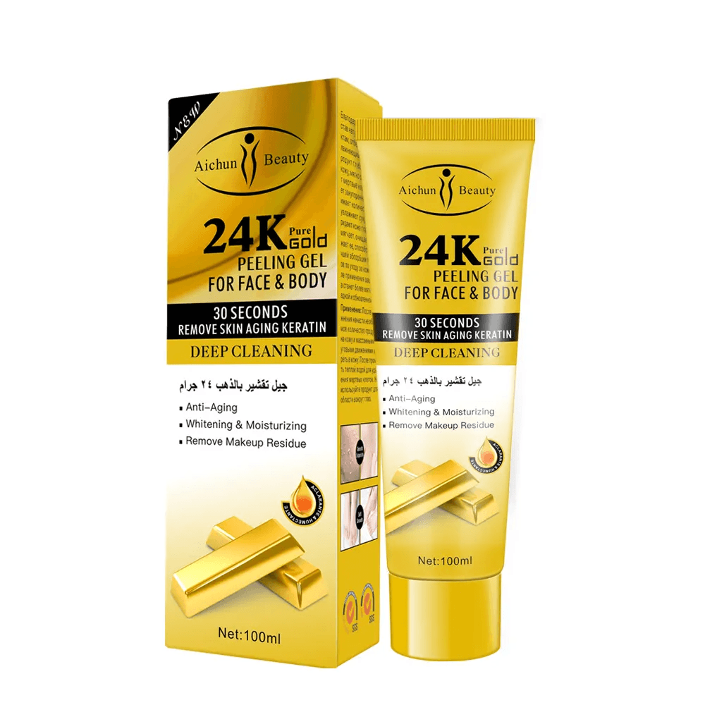 Aichun Beauty 24k Gold Face & Body Peeling Gel - 100ml