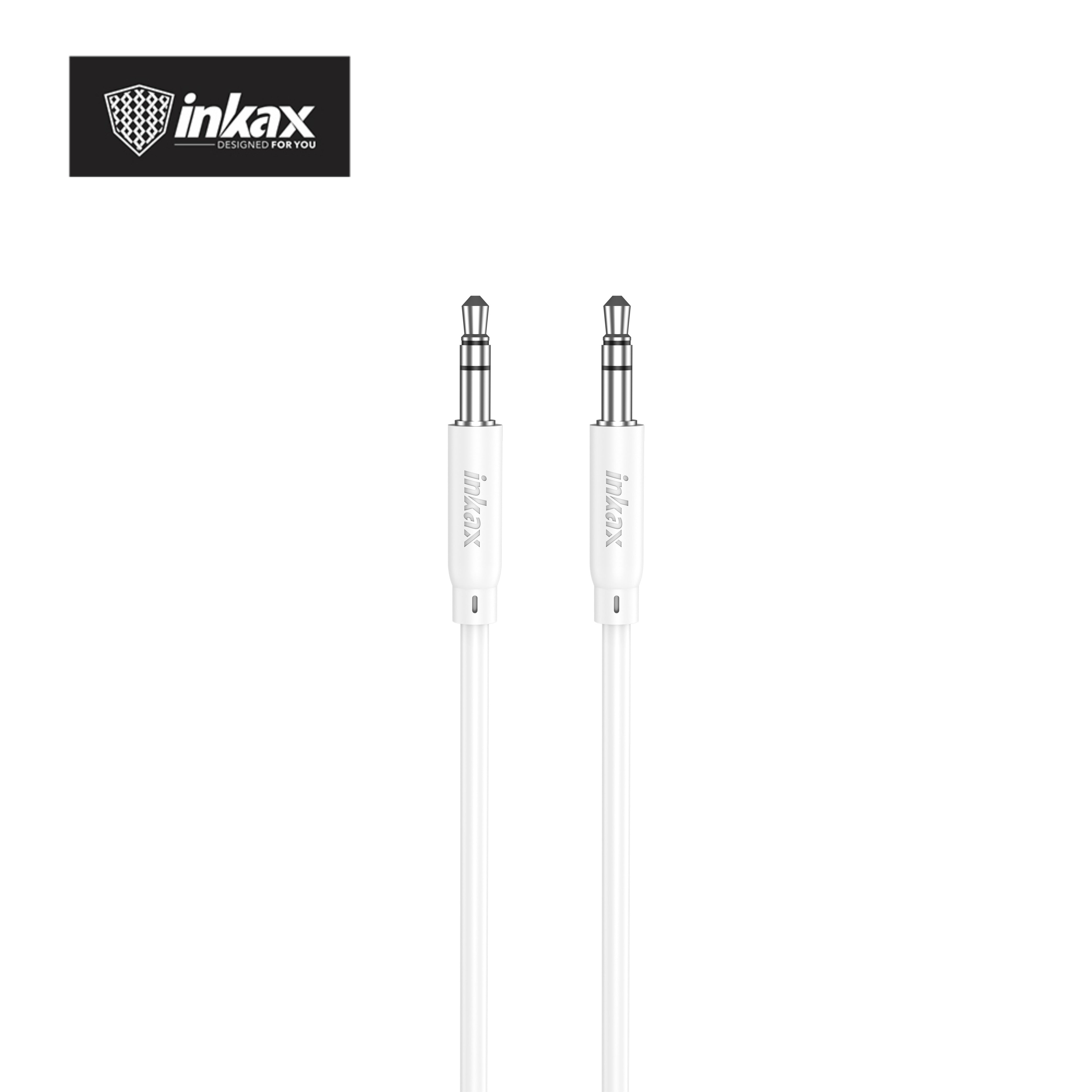 كابل AUX من Inkax مقاس 3.5 مم، كابل صوت مصبوب بالحقن AL-22