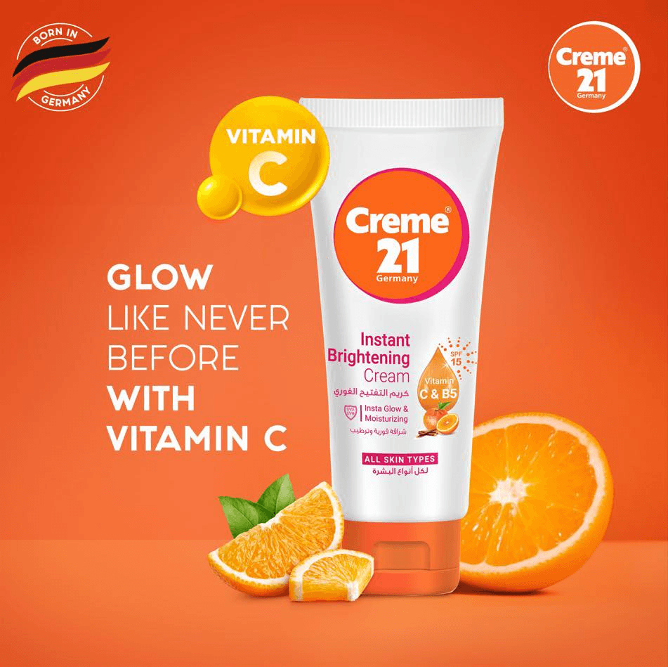 Creme 21 Instant Brightening Cream - 100ml