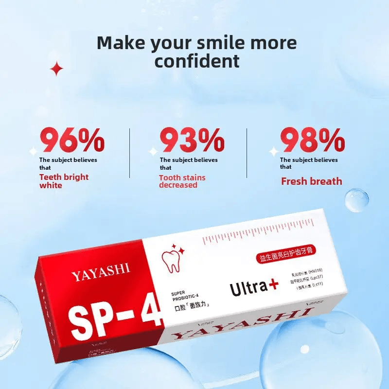 Yayashi SP-4 Ultra + Whitening Probiotic Toothpaste - 120g