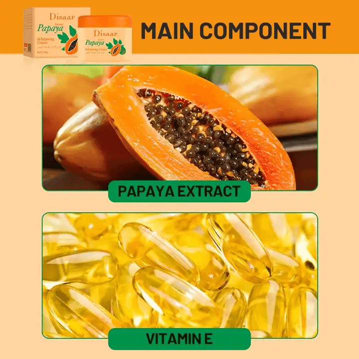 كريم تبييض البشرة بخلاصة البابايا من ديسار - 120 جرام
