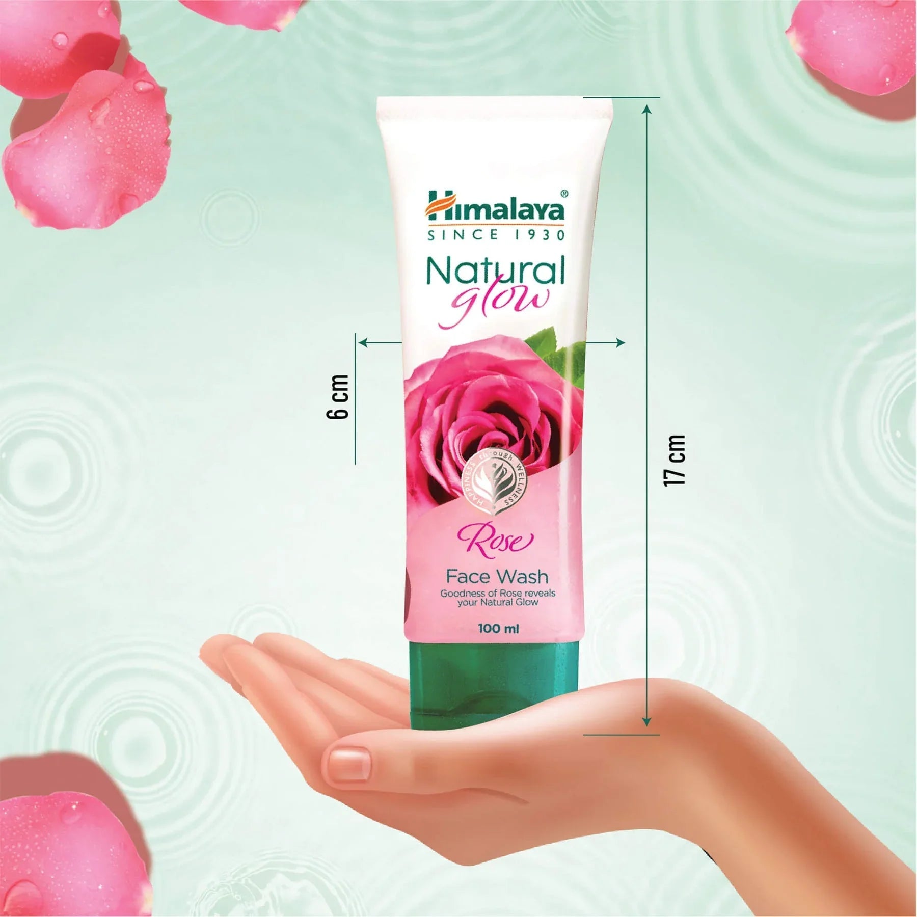 Himalaya Natural Glow Rose Face Wash - 100ml
