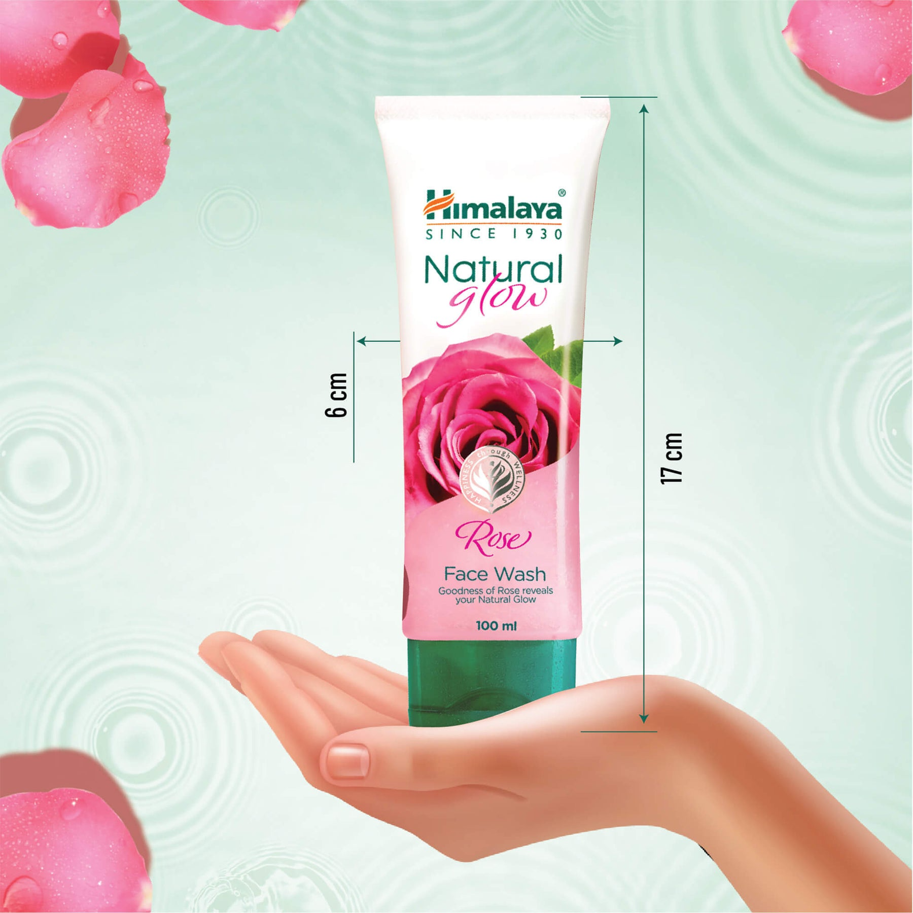 Himalaya Natural Glow Rose Face Wash - 100ml